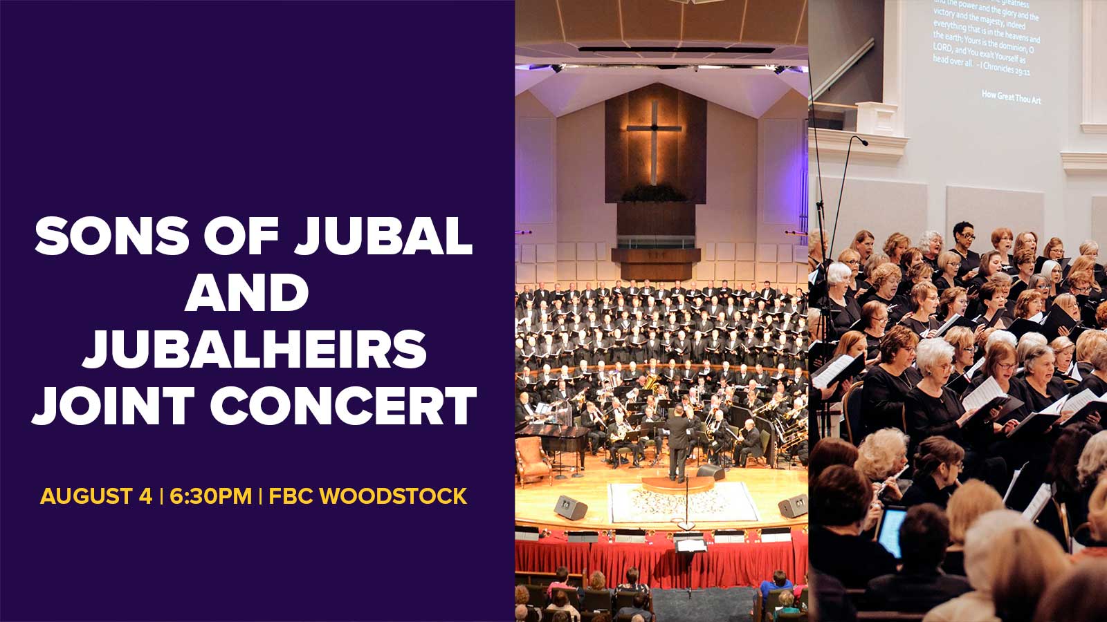SONS OF JUBAL AND JUBALHEIRS JOINT CONCERT First Baptist Church Newnan